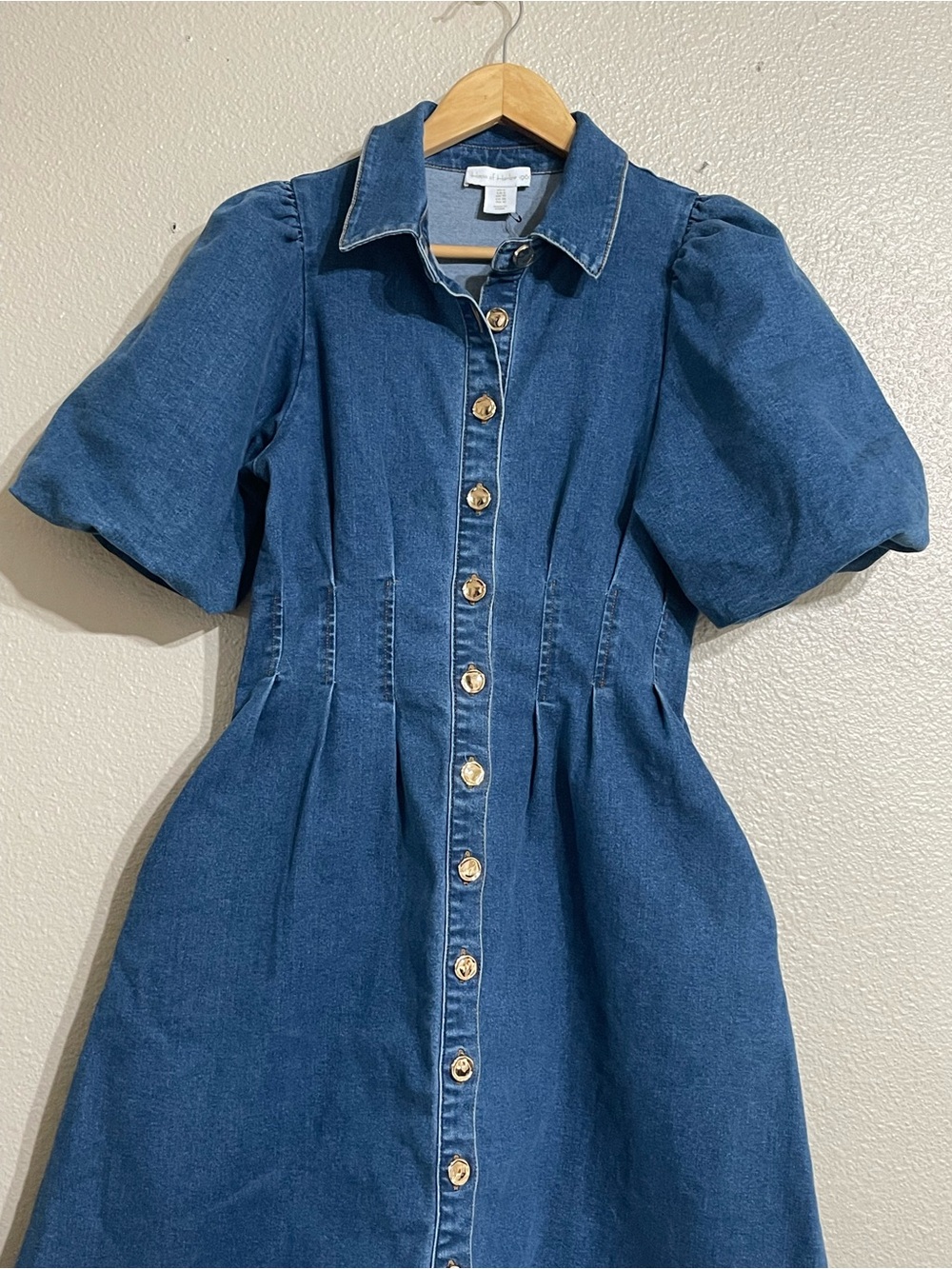 House of Harlow 1960 Edie Denim Midi Dress - Picture 8 of 14